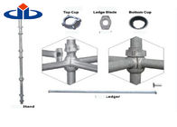 Sistema fuerte del encofrado de Cuplock de la carga ahorro de la energía de 48.3-48.6 milímetros de diámetro para la construcción