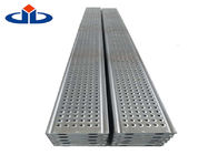 Tablones de acero de plata durables del andamio longitud de 730 - 3070 milímetros 6 años de vida