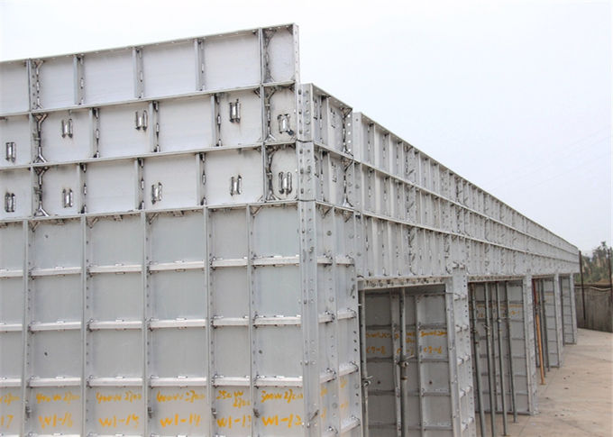 Sistema durable ligero del encofrado del panel de pared del metal del sistema del encofrado de la construcción